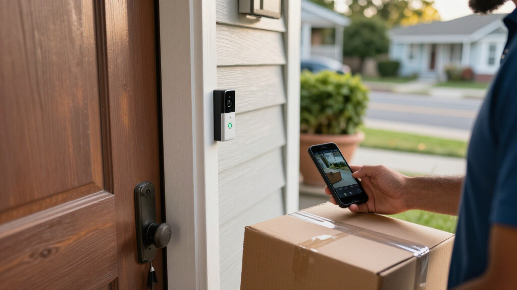 wireless video doorbells with package detection