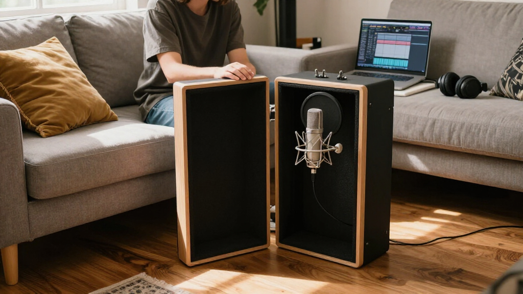 portable vocal booth for home studio