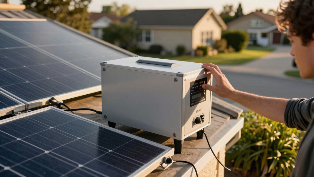 solar backup power stations
