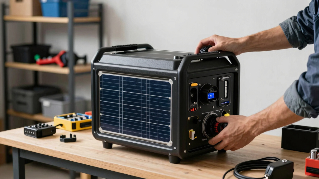 solar-powered backup generators