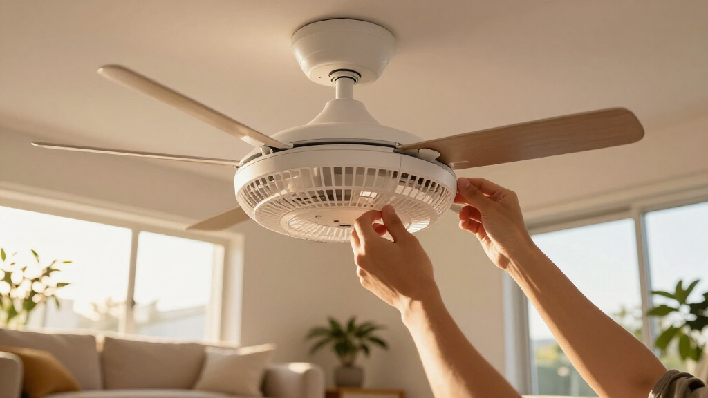 enclosed ceiling fan