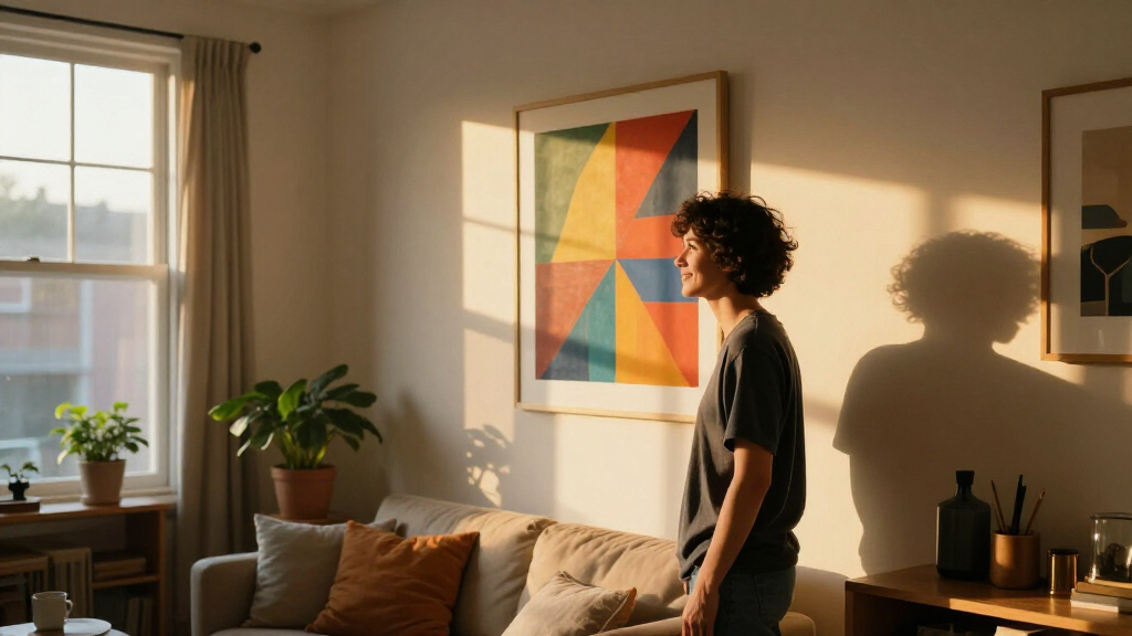 modern accent wall art