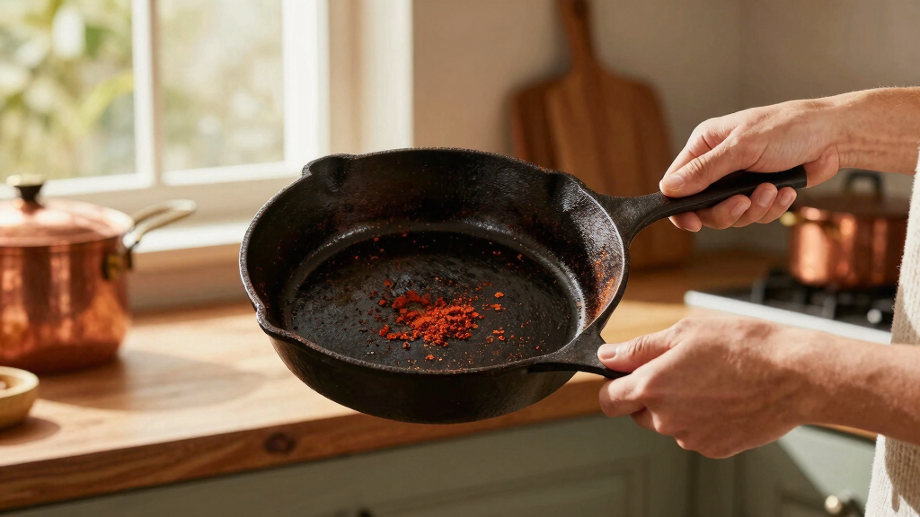 manual cast iron skillet