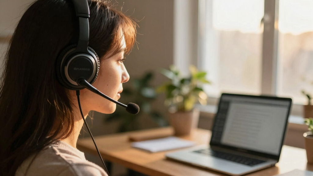 noise canceling microphone headsets for captioned calls