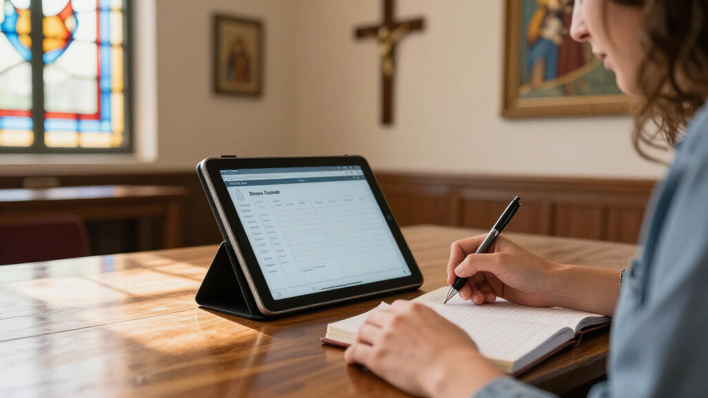 digital planner tablet for ministry leaders