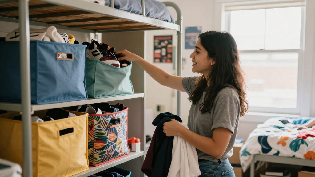 decorative storage bins for dorms