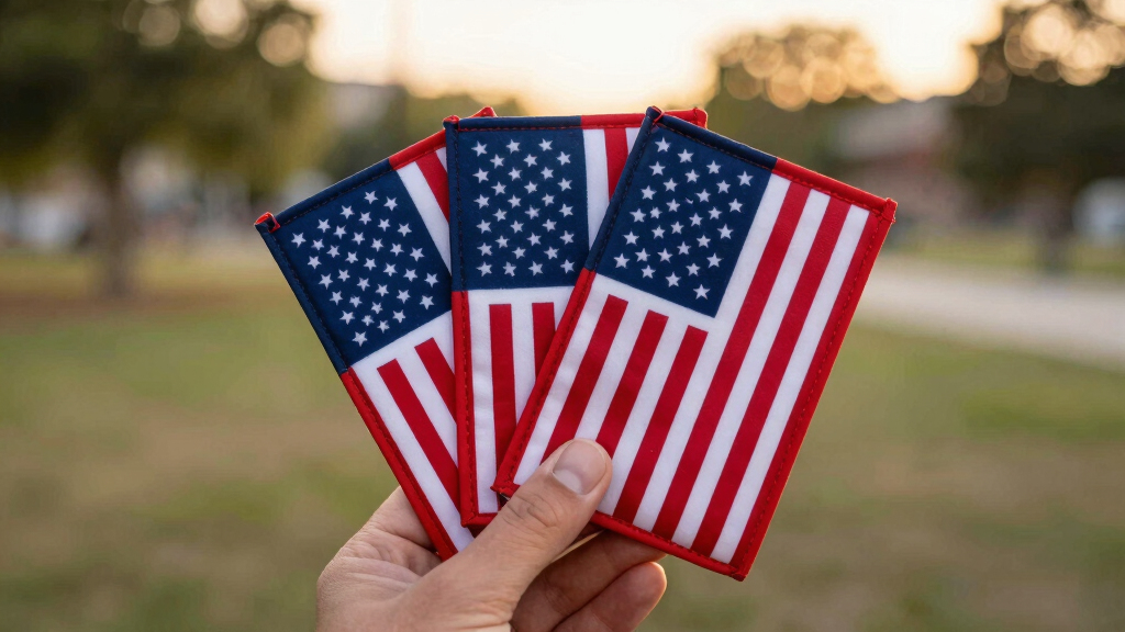 independence day patriotic trading card sleeves