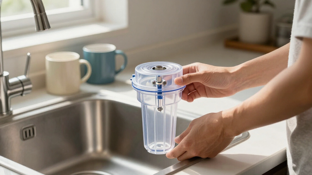 under sink water filter system for coffee and tea