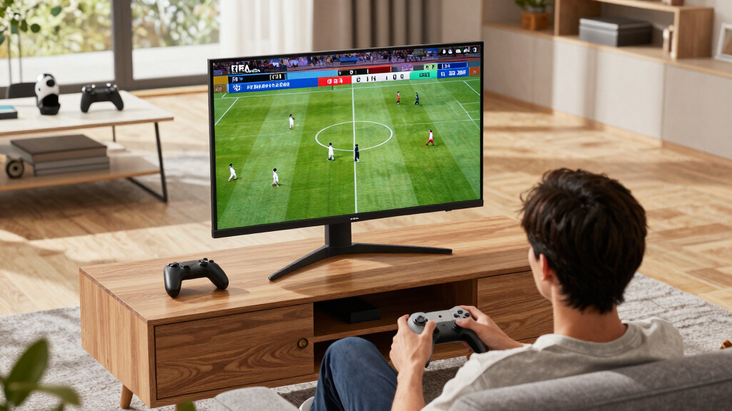 gaming monitors for FIFA watch parties
