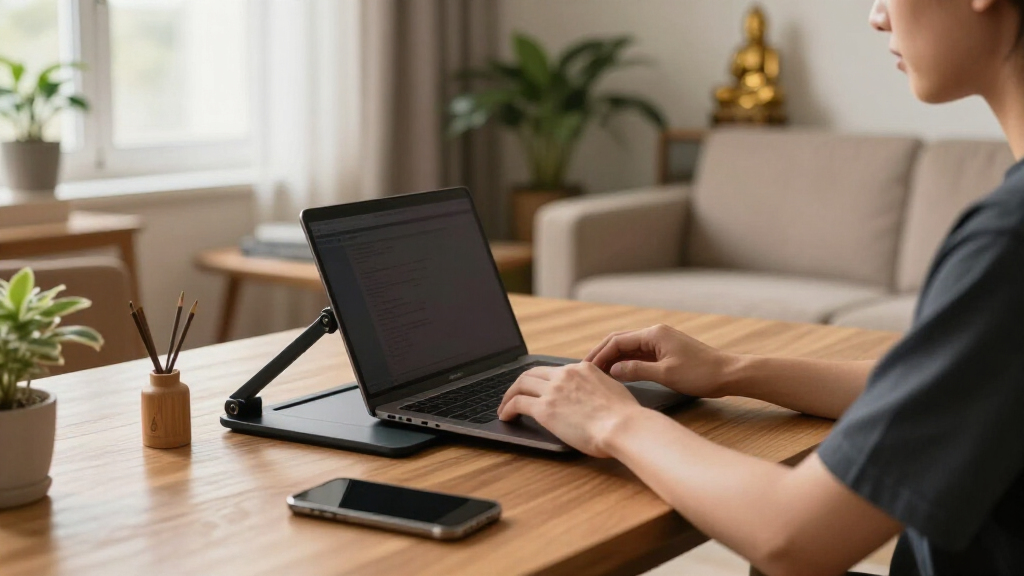 adjustable lapstands for virtual hangouts