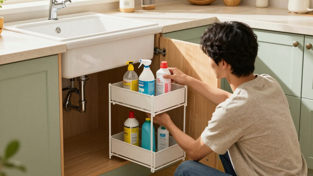 14 Best Under-Sink Organizers to Maximize Your Kitchen and Bathroom Storage