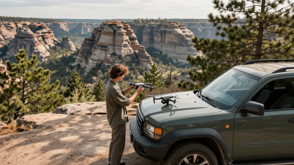 best travel drone for national parks on usa road trips