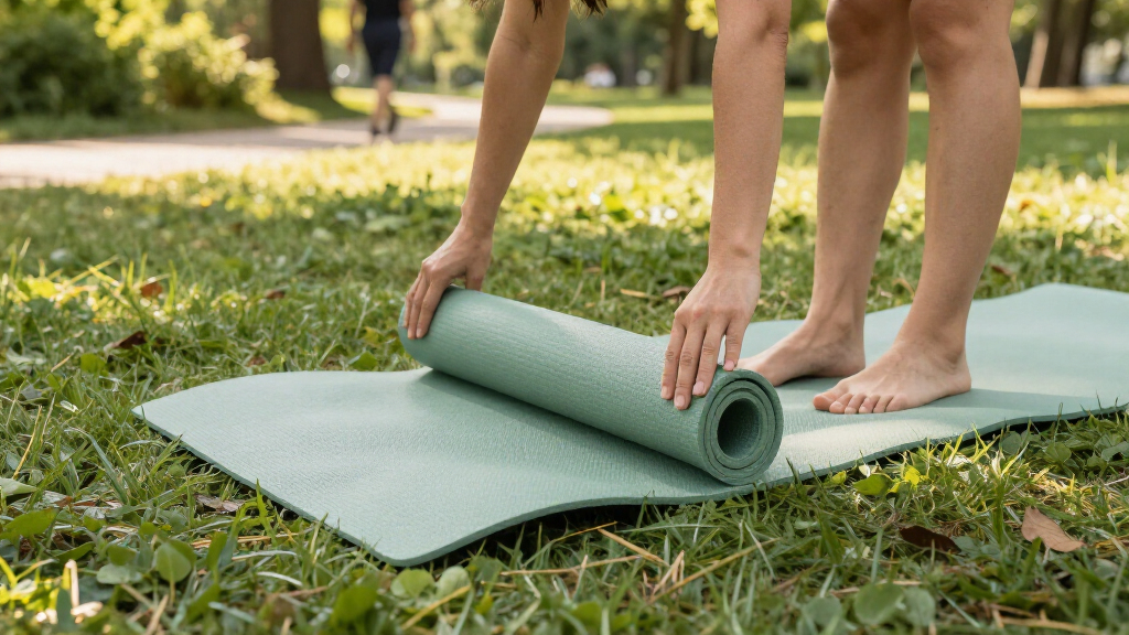 foldable yoga mats