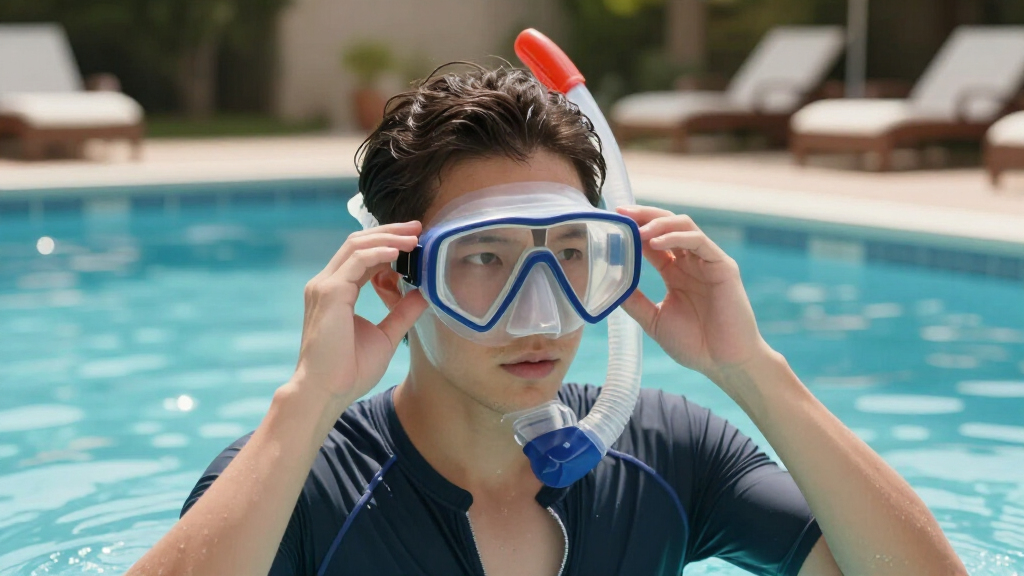 scuba masks for pool maintenance