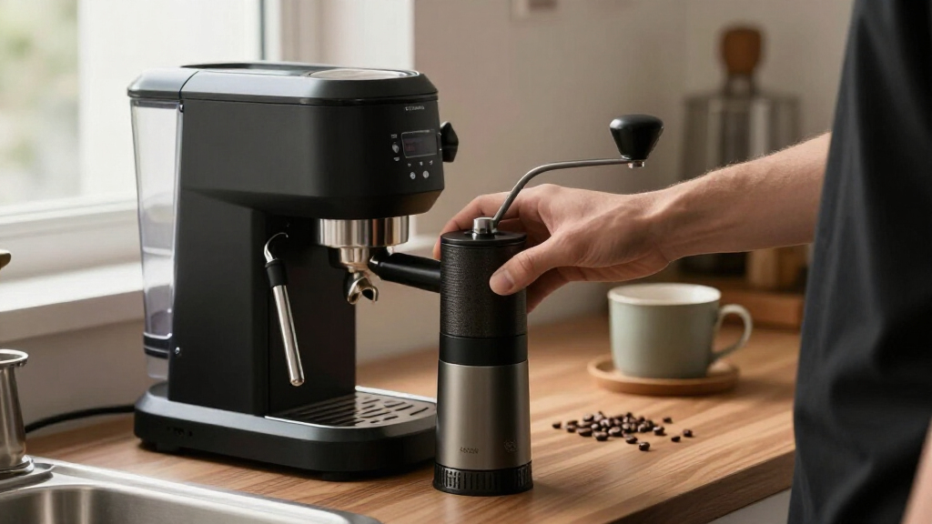 quiet espresso grinder under