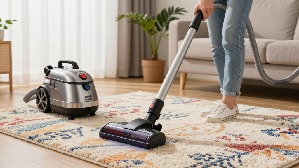 canister vacuum for area rugs