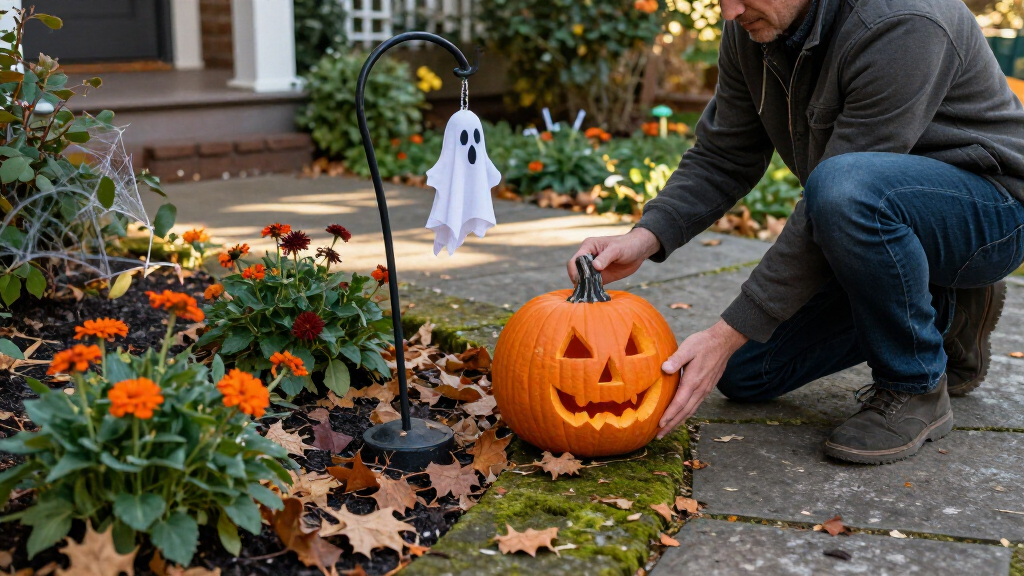 outdoor Halloween decorations