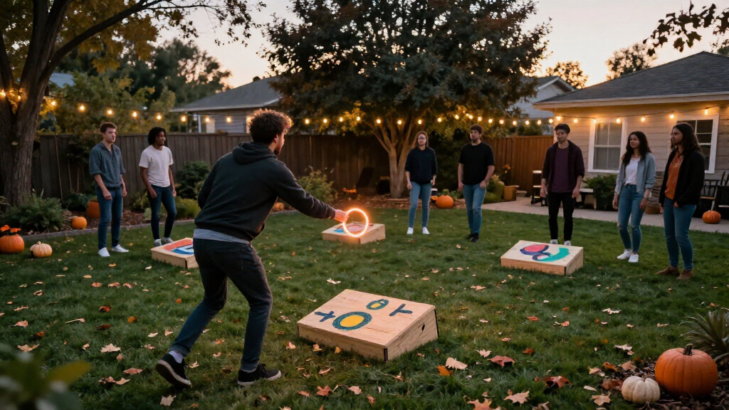 spooky outdoor games for parties