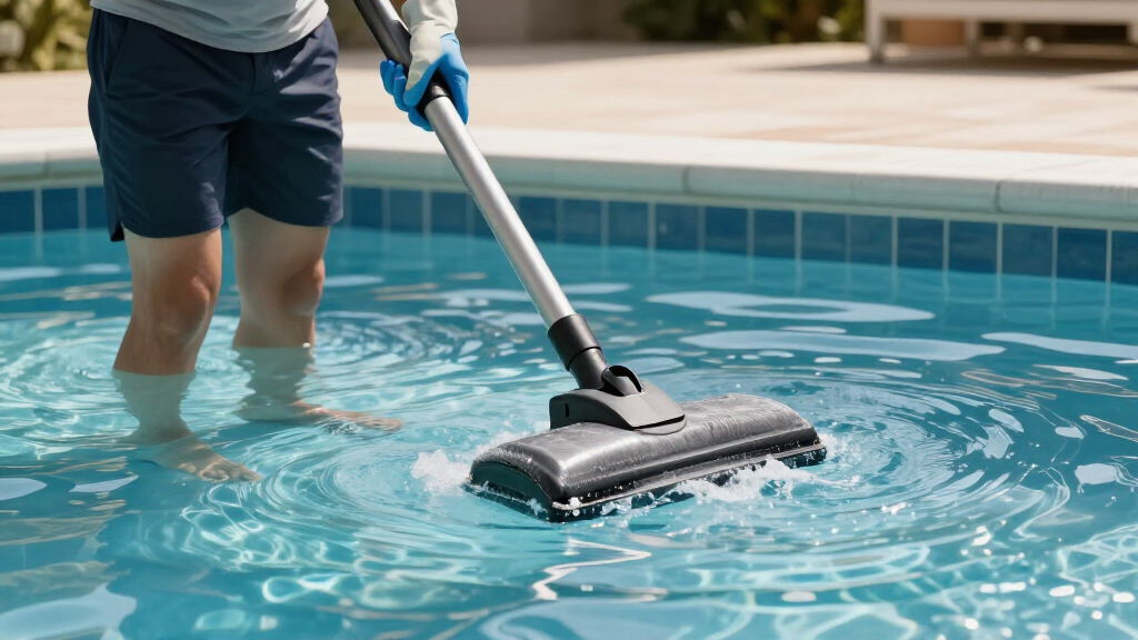 pool vacuum head for vinyl liner