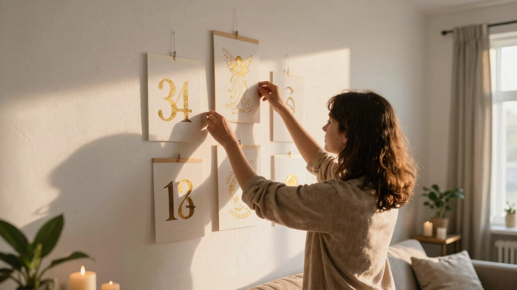 angel number wall art