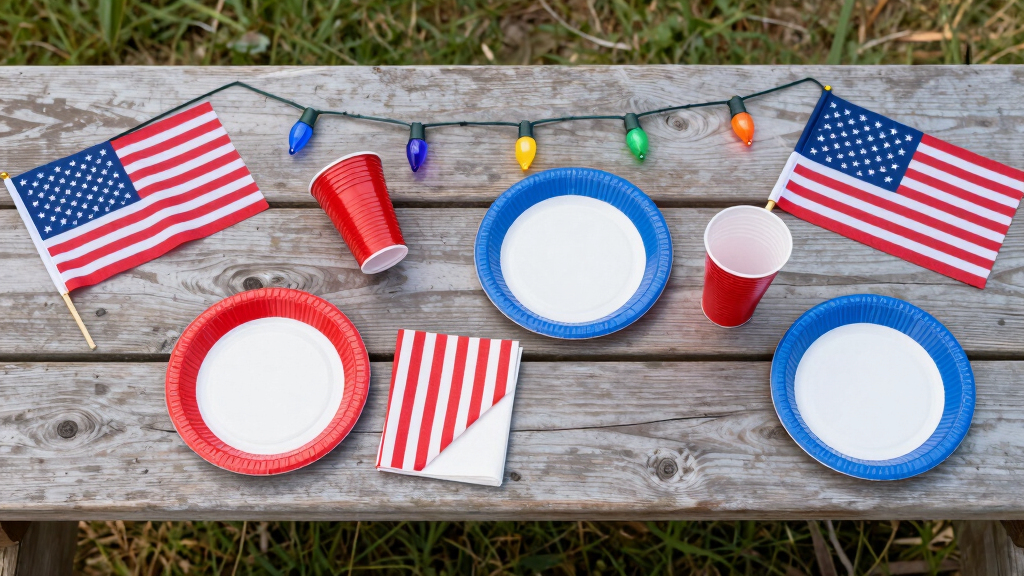 patriotic outdoor party supplies