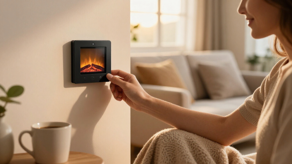 smart electric fireplace thermostats