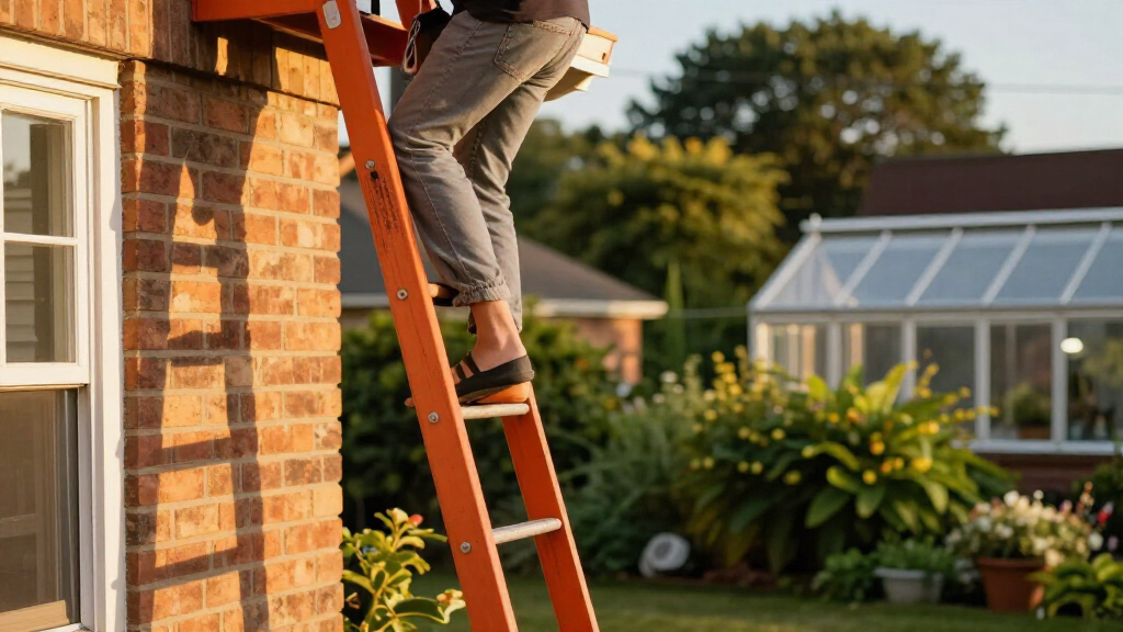 emergency ladder for two story home
