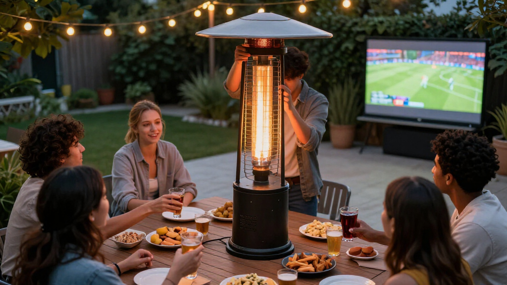 best patio heater for outdoor watch parties