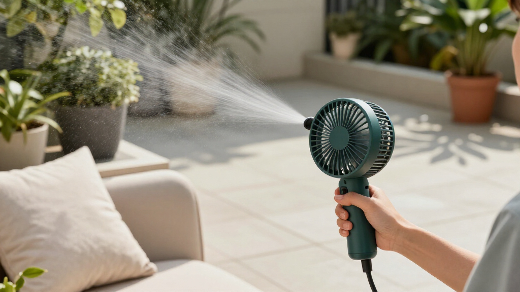 best cordless misting fans