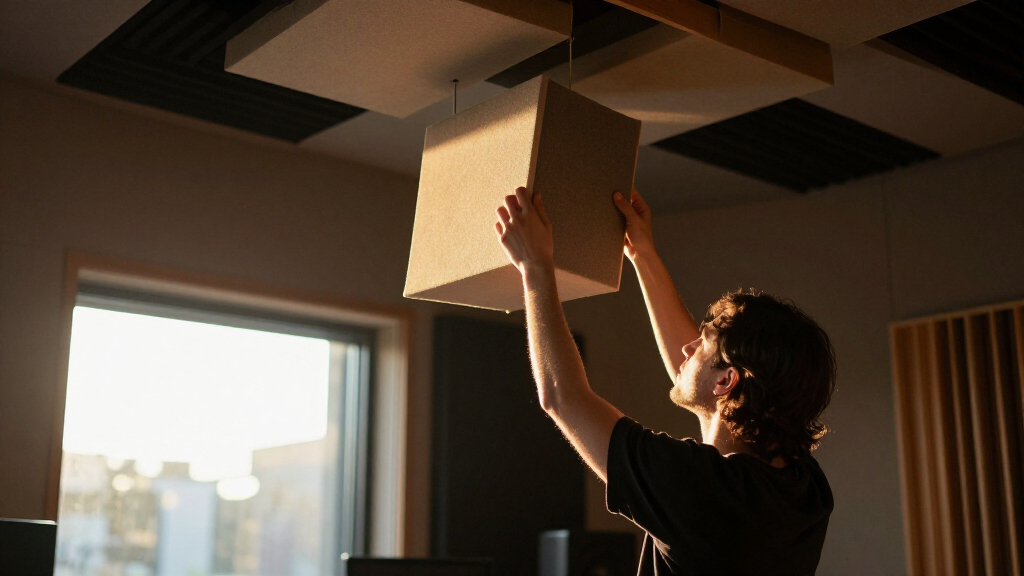 best hanging acoustic baffles for high ceilings