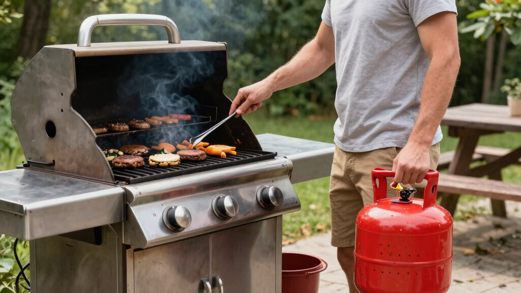 patriotic outdoor grills