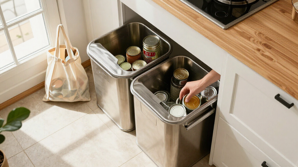 best recycling bins for small spaces