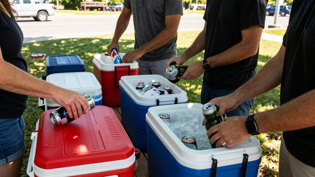 tailgating party coolers