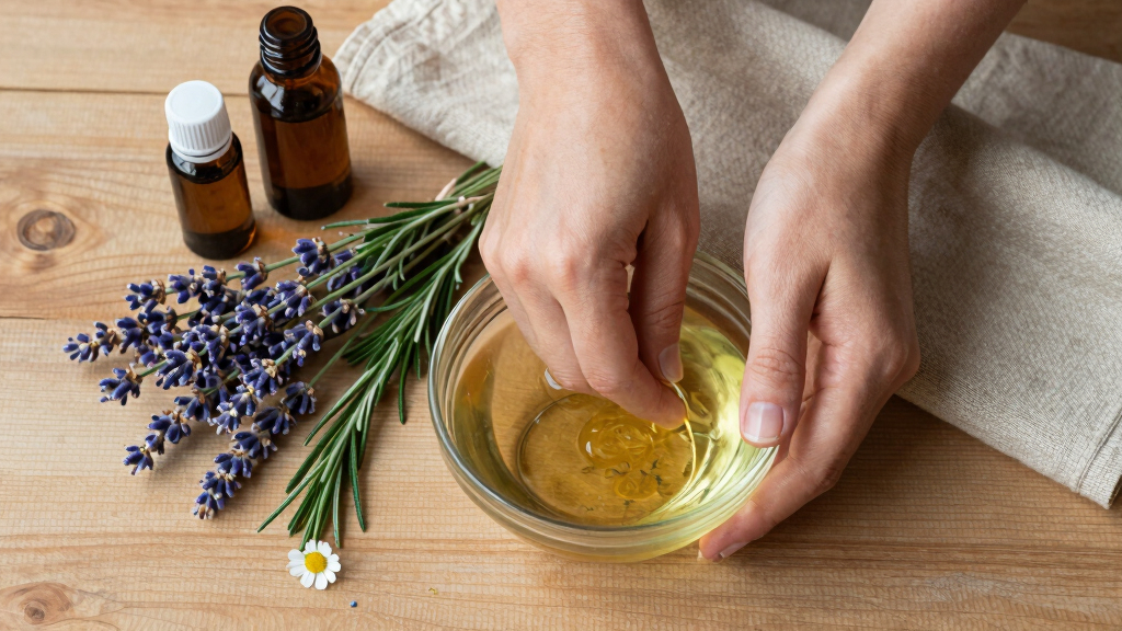 aromatherapy herbal massage oils
