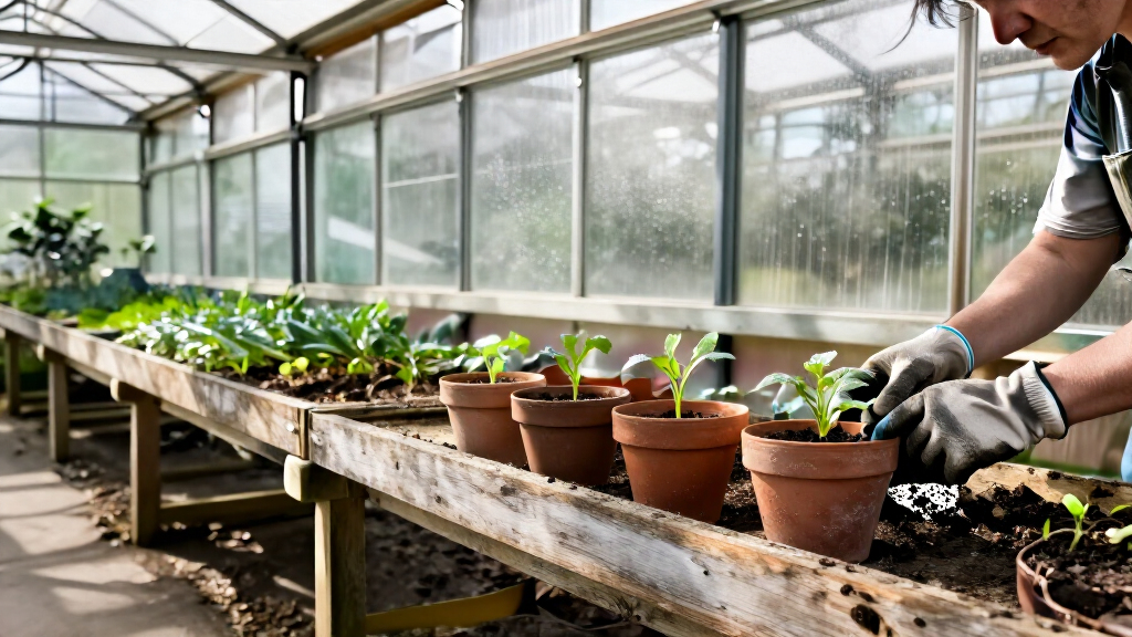 greenhouse work benches