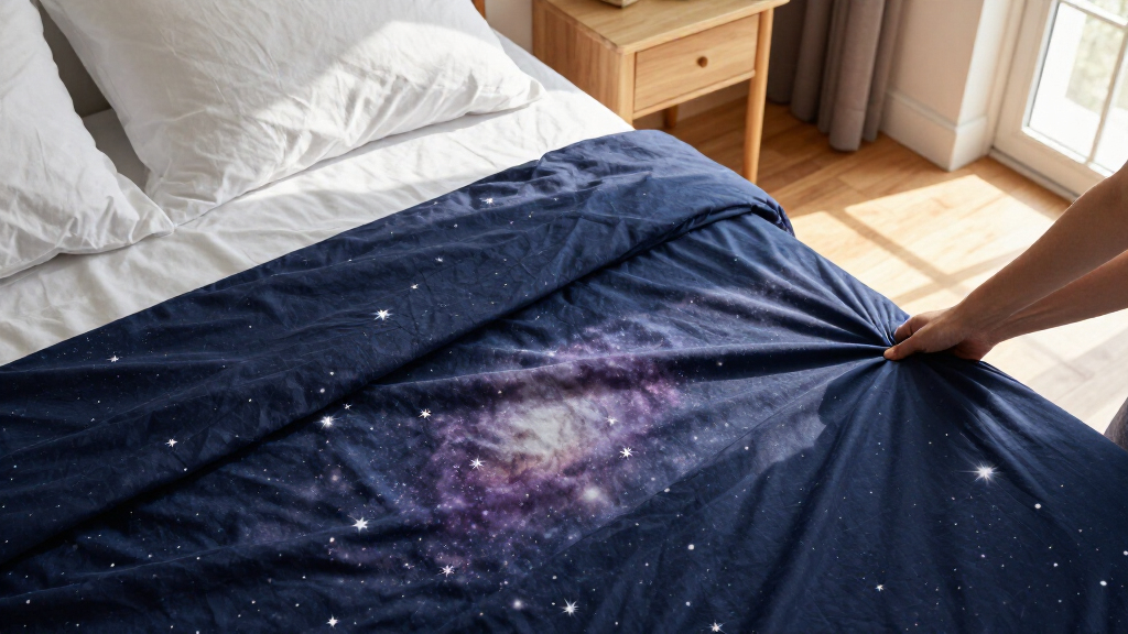 galaxy bedspread queen