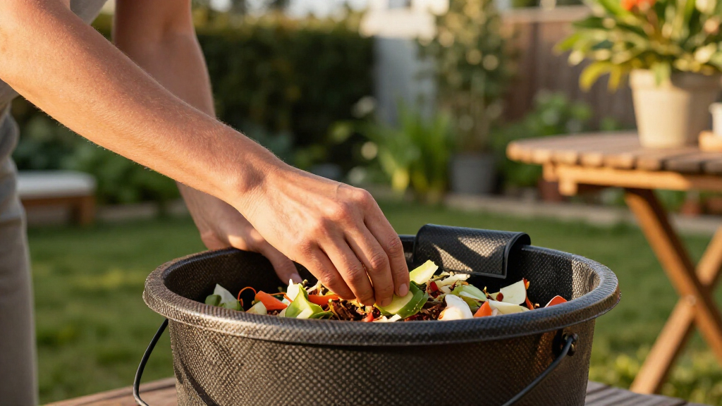 composters with carbon filters and buckets