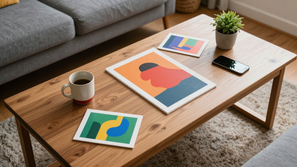 colorful pop art decor pieces