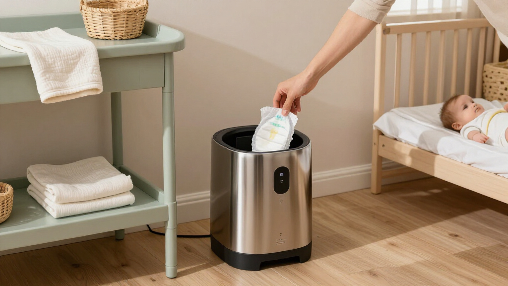 premium baby diaper pail systems