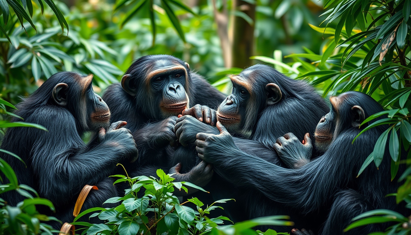 Social Bonds: Friendships and Alliances among Chimpanzees