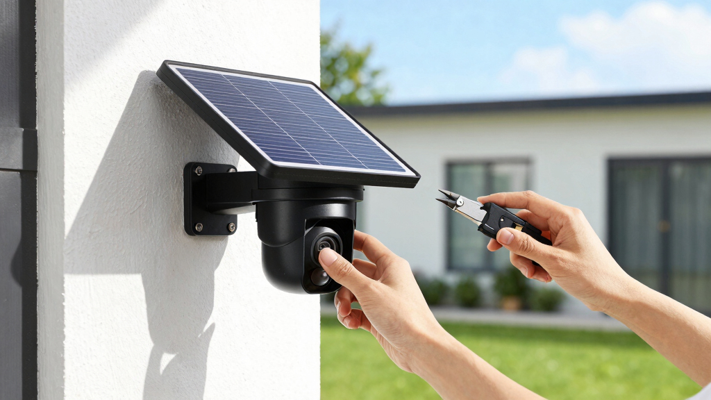 solar-powered outdoor security cameras