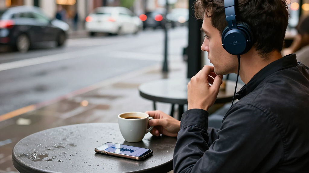 wireless news radio headphones