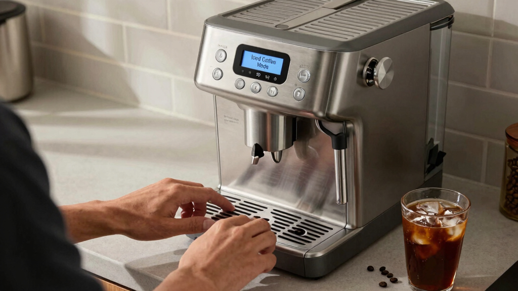 best super automatic espresso machine with iced coffee mode