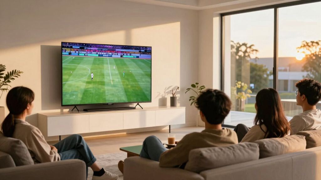 large screen TVs for watch parties