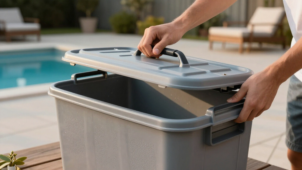waterproof outdoor storage bins