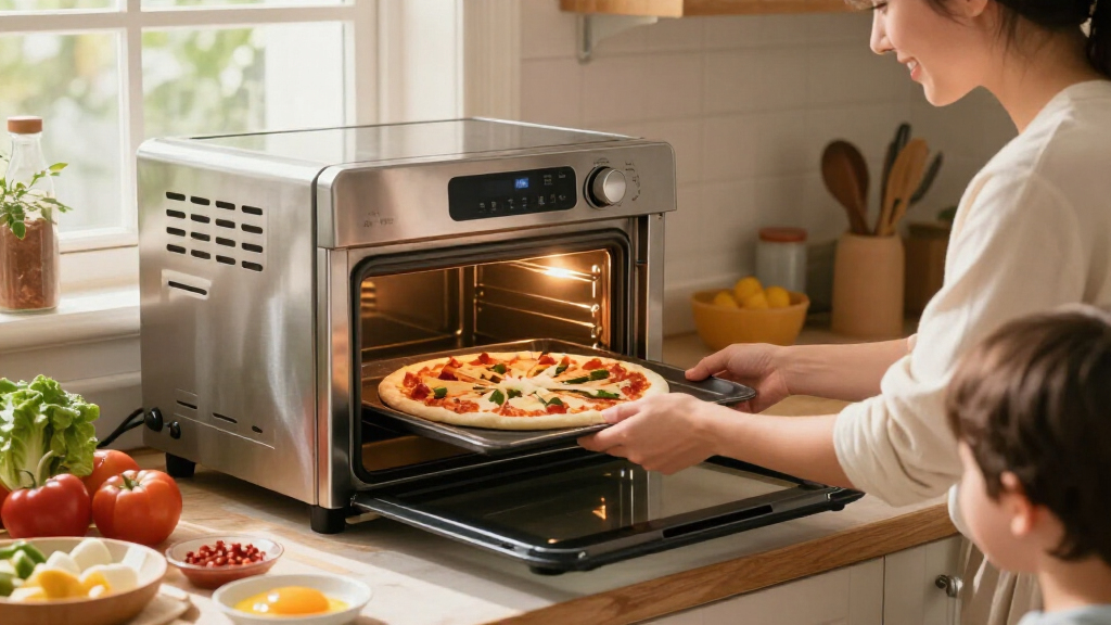 countertop pizza oven for busy families