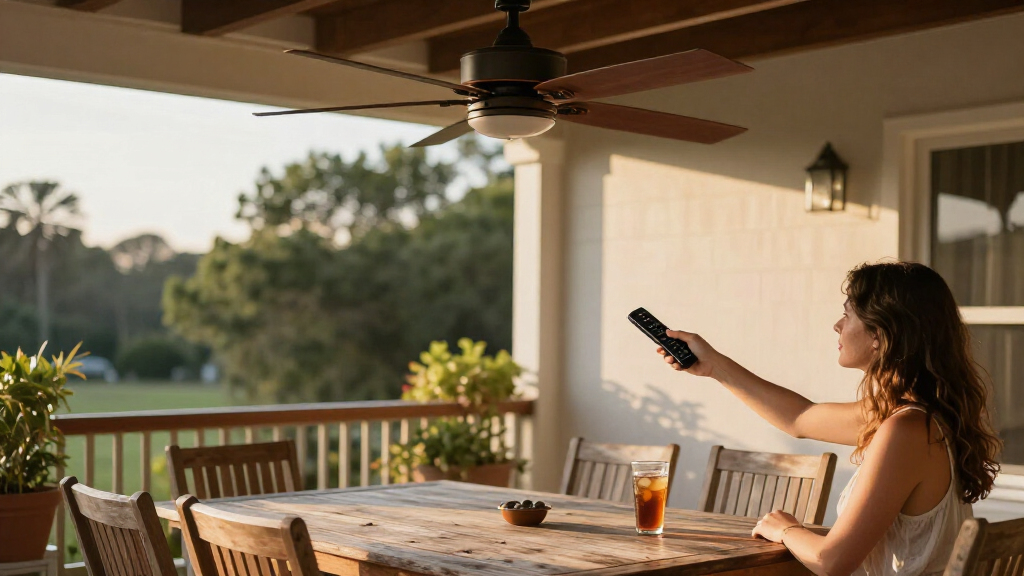 outdoor ceiling fans with remote