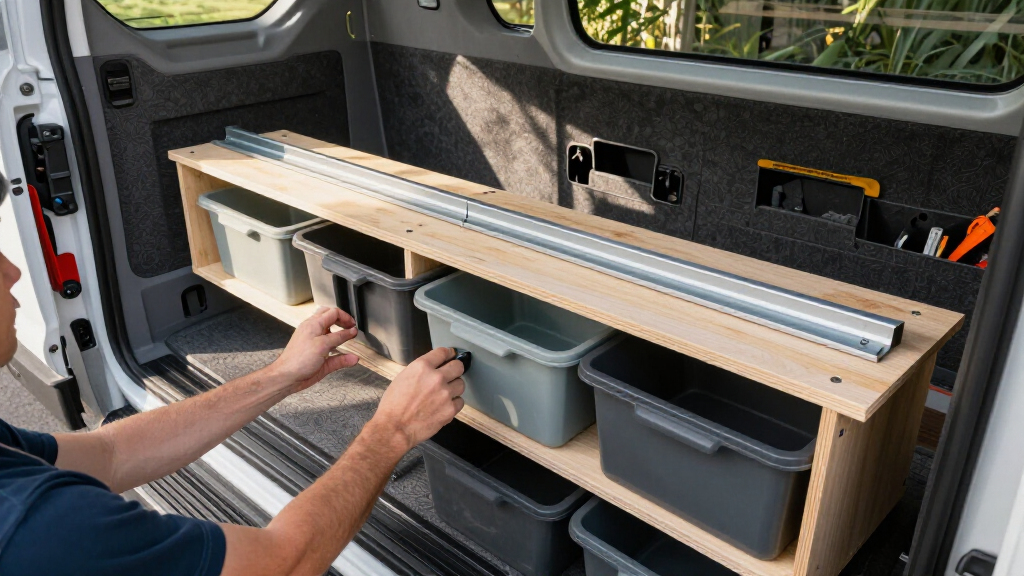 best long wheelbase van storage systems