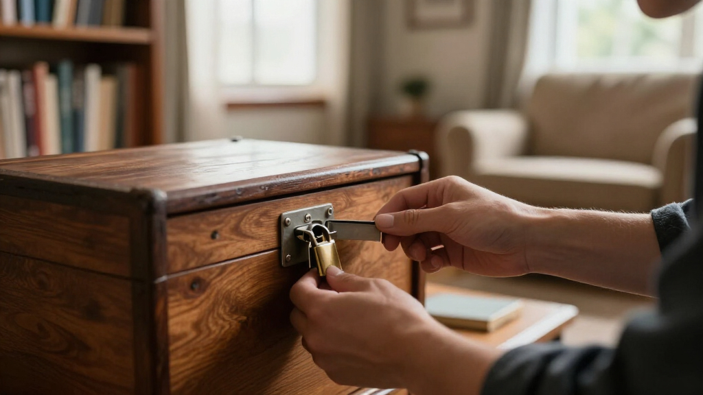 rated lockable fireproof chests