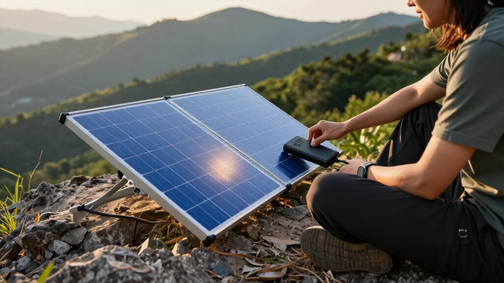 best foldable solar panel for off-grid road trips with solar input